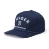 Seager Branded Snapback Hat - Navy 1 Seager Branded Snapback Hat - Navy -DADDIES Skate Gear 00840409710564 1
