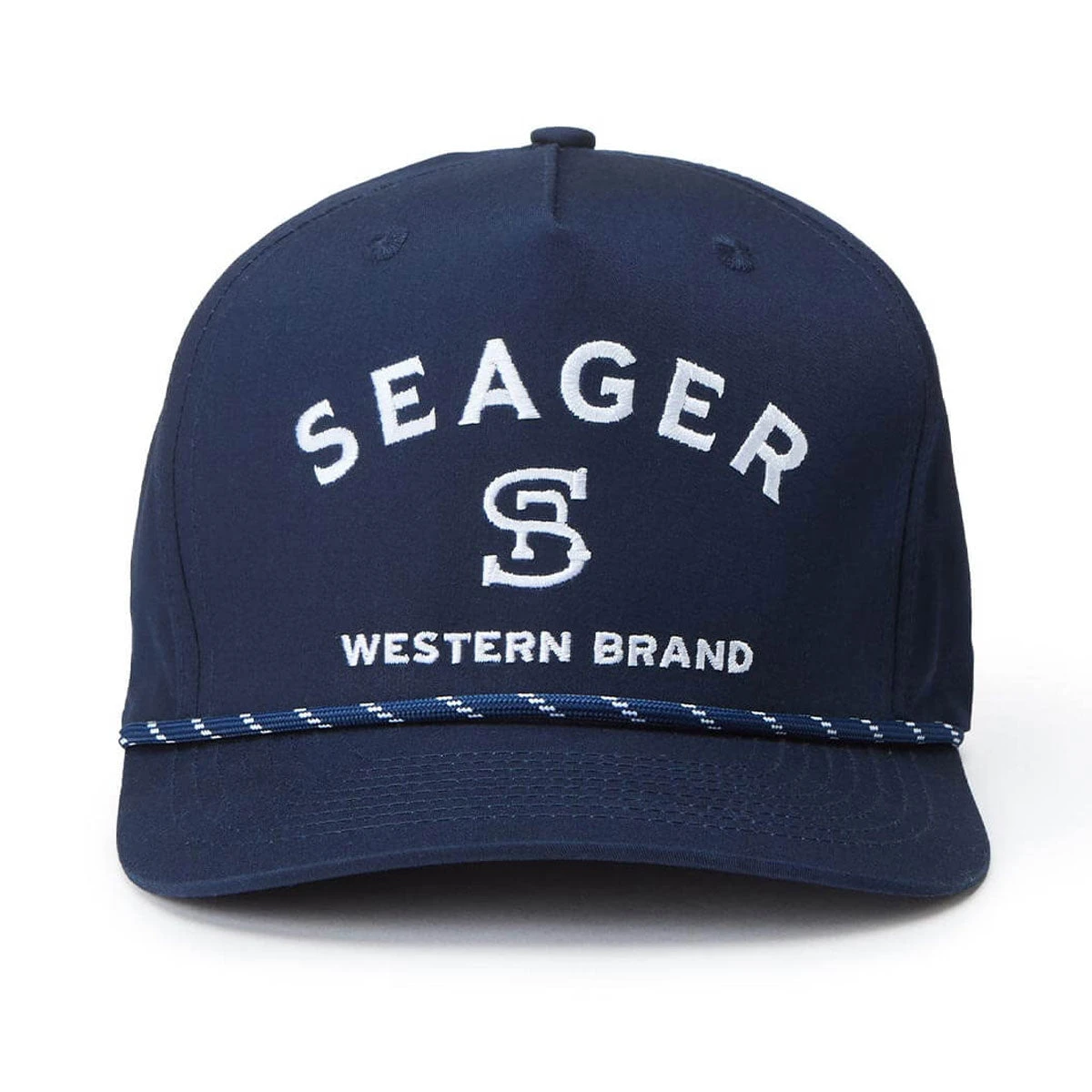 Seager Branded Snapback Hat - Navy 5 Seager Branded Snapback Hat - Navy - Image 3