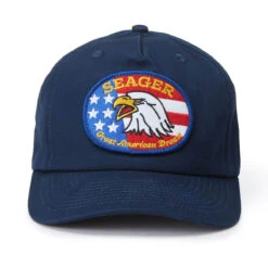 Seager Great American Dream Snapback Hat - Navy -DADDIES Skate Gear 00840409710687 3