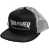 Thrasher Embroidered Logo Hat - Black/Grey