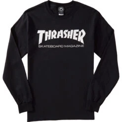 Thrasher Skate Mag Long Sleeve T-Shirt - Black