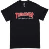 Thrasher Outlined T-Shirt - Black -DADDIES Skate Gear 010202026104 1