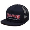Thrasher Embroidered Outlined Mesh Hat - Navy 2 Thrasher Embroidered Outlined Mesh Hat - Navy -DADDIES Skate Gear 010202047239 1