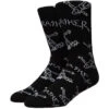 Thrasher Gonz Logo Crew Socks - Black -DADDIES Skate Gear 010202057474 1