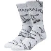 Thrasher Gonz Logo Crew Socks - White
