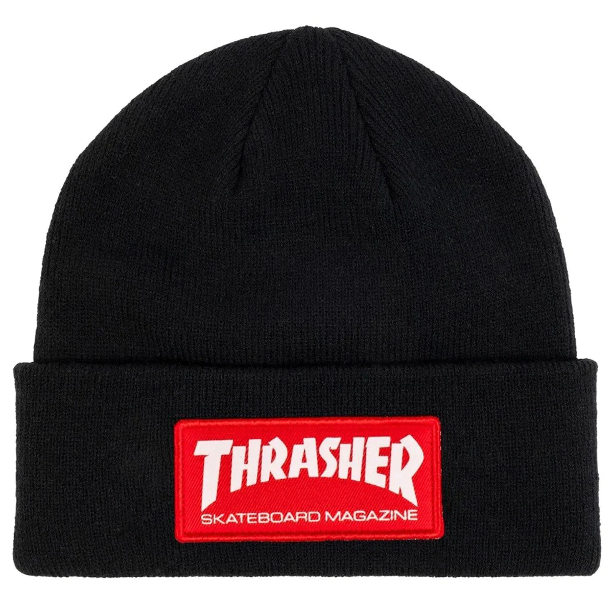 Thrasher Skate Mag Patch Beanie - Black 3 Thrasher Skate Mag Patch Beanie - Black