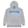 Thrasher Outlined Hoodie - Grey/Blue -DADDIES Skate Gear 010202063116 1