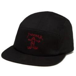 Thrasher Gonz 5 Panel Hat - Black