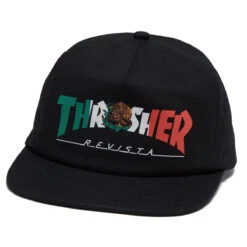 Thrasher Mexico Revista Hat - Black