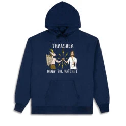 Thrasher X Toy Machine BTH Hoodie - Navy