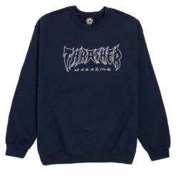 Thrasher Metal Sweatshirt - Navy
