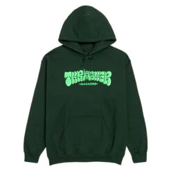 Thrasher Bully Hoodie - Forest Green