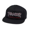 Thrasher Slash Hat - Black 2 Thrasher Slash Hat - Black -DADDIES Skate Gear 010202090464 1