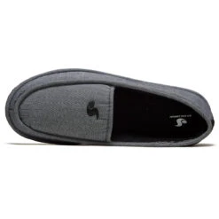DVS Francisco Slippers - Black/Chambray -DADDIES Skate Gear 045269119803 3
