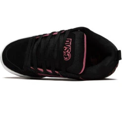 DVS Womens Comanche Shoes - Black/Pink/White/Nubuck -DADDIES Skate Gear 045269209337 3