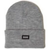 CCS Rubber Logo Patch Beanie - Heather Grey -DADDIES Skate Gear 08436590000359 1