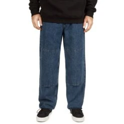 CCS Double Knee Original Relaxed Denim Jeans - True Blue