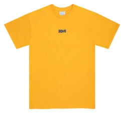 Sci-Fi Fantasy Tiny Big Logo T-Shirt - Gold