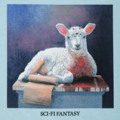 Sci-Fi Fantasy Lamb T-Shirt - Chambray 10 Sci-Fi Fantasy Lamb T-Shirt - Chambray -DADDIES Skate Gear 10000007909 4