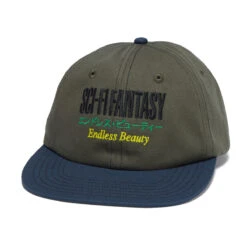 Sci-Fi Fantasy Endless Beauty Hat - Olive/Navy