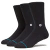 Stance Icon 3 Pack Socks - Black 2 Stance Icon 3 Pack Socks - Black -DADDIES Skate Gear 190107236447 1