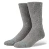 Stance Icon 3 Pack Socks - Grey Heather -DADDIES Skate Gear 190107236478 1