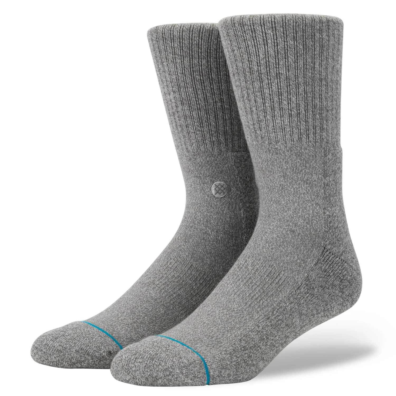 Stance Icon 3 Pack Socks - Grey Heather 3 Stance Icon 3 Pack Socks - Grey Heather