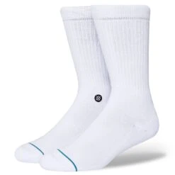 Stance Icon 3 Pack Socks - White