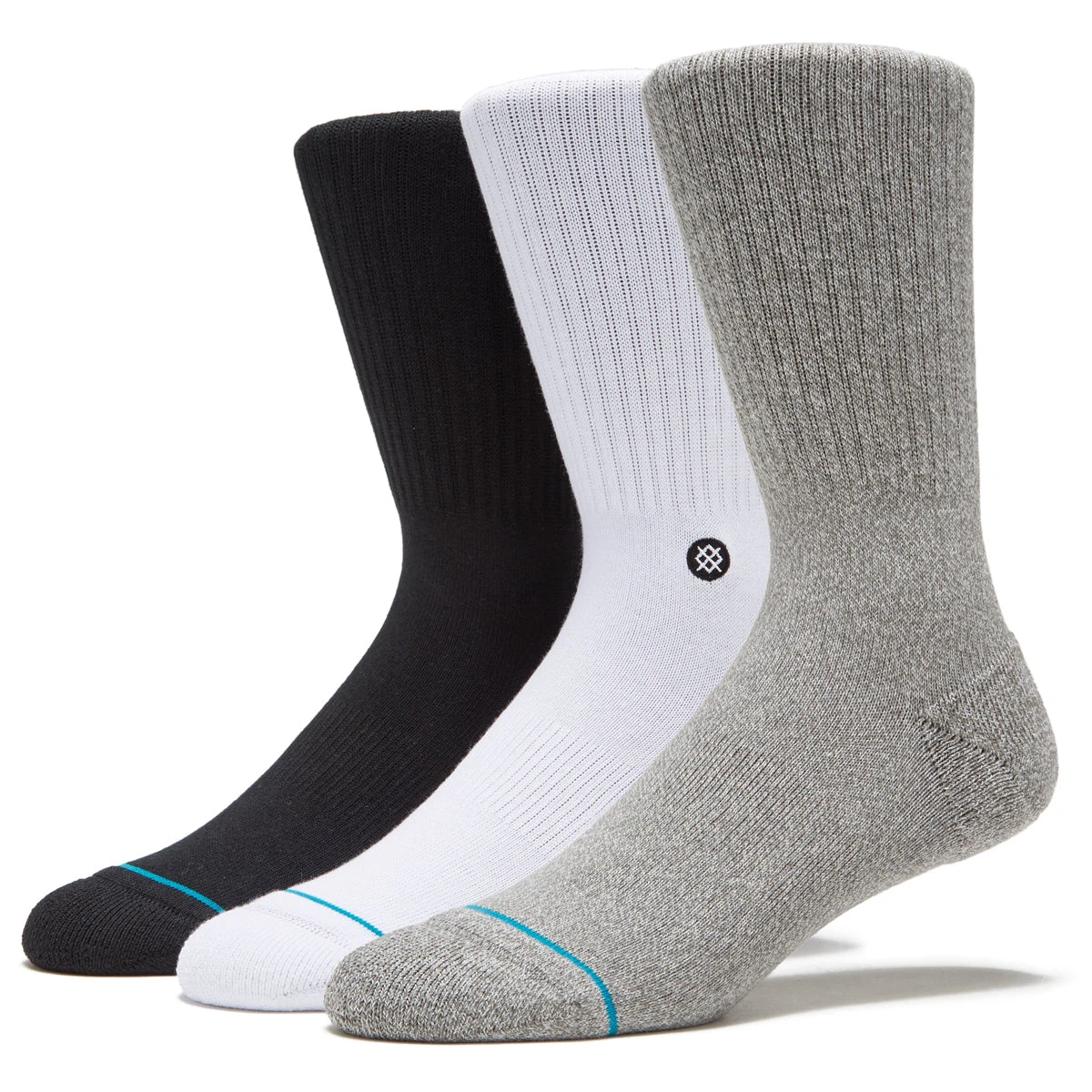 Stance Icon 3 Pack Socks - Multi 3 Stance Icon 3 Pack Socks - Multi