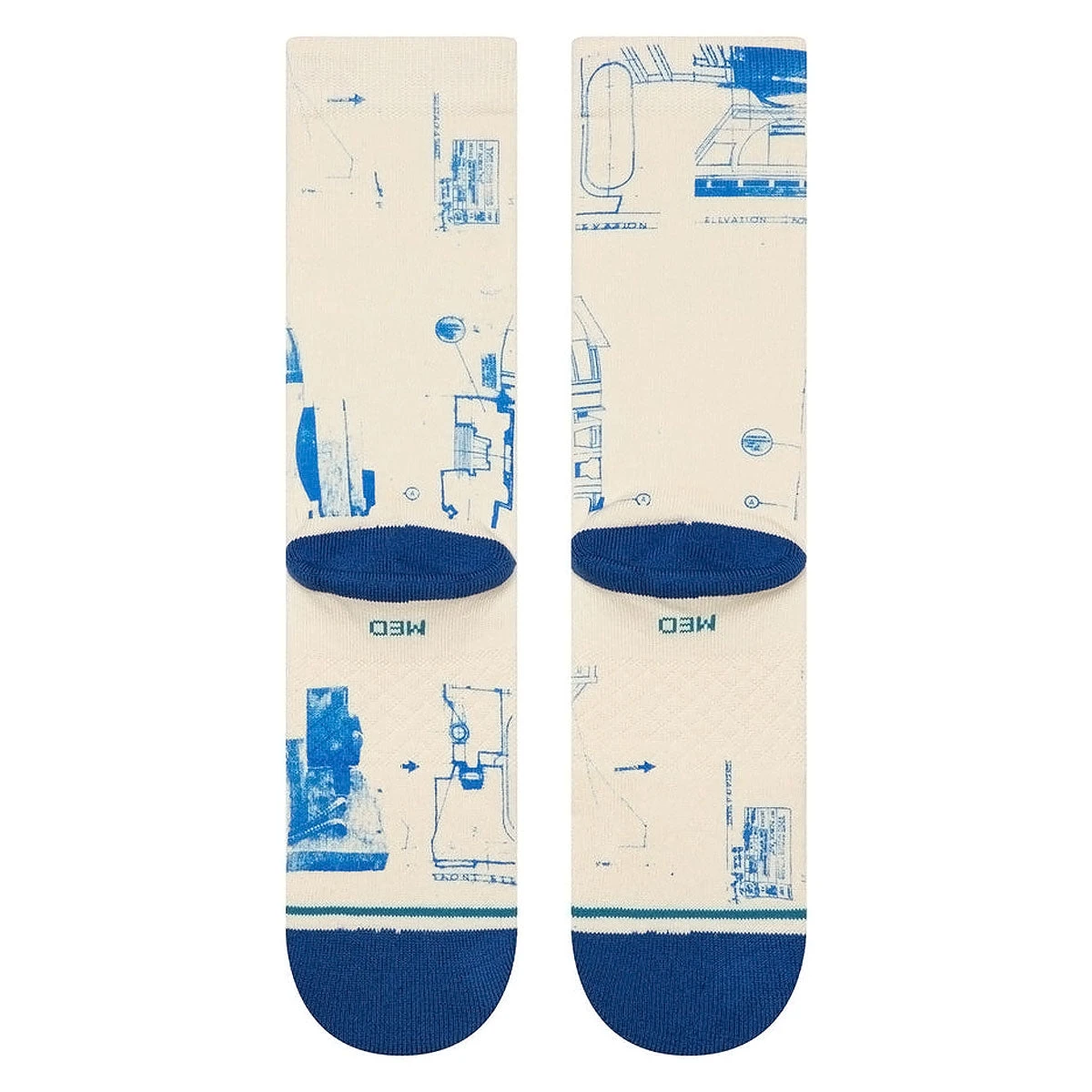 Stance R2 D2 Sw Crew Socks - Canvas 5 Stance R2 D2 Sw Crew Socks - Canvas - Image 3