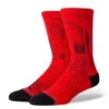 Stance Vader Sw Crew Socks - Red -DADDIES Skate Gear 190107612593 1