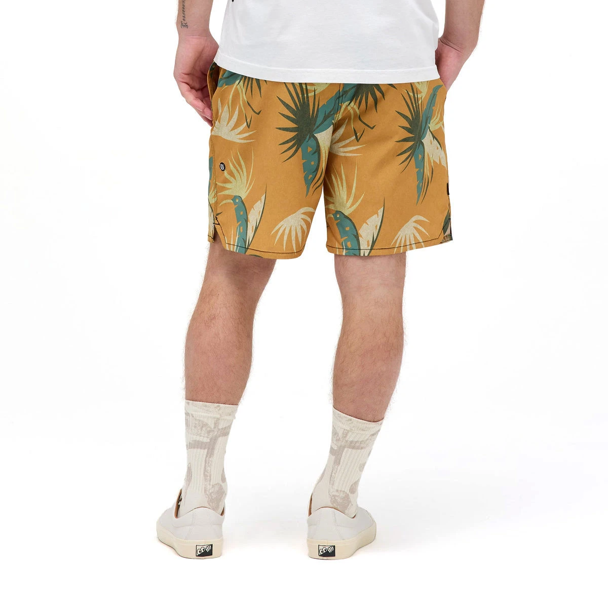 Stance Complex 7in Hybrid Shorts - Gold Fade 5 Stance Complex 7in Hybrid Shorts - Gold Fade - Image 3