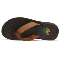 Vans Nexpa Synthetic Sandals - Dachshund/Black/Rasta -DADDIES Skate Gear 191475741922 3
