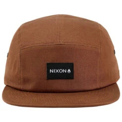 Nixon Mikey Strapback Hat - Brown 8 Nixon Mikey Strapback Hat - Brown -DADDIES Skate Gear 191973229366 3