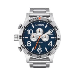 Nixon 51-30 Chrono Watch - Silver/Midnight