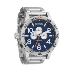 Nixon 51-30 Chrono Watch - Silver/Midnight -DADDIES Skate Gear 191973299833 3 f890d9fd 36c9 48e6 9df1 d1611954cc5e