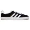 Adidas Gazelle Adv Shoes - Core Black/White/Gold Metallic 1 Adidas Gazelle Adv Shoes - Core Black/White/Gold Metallic -DADDIES Skate Gear 191982300025 1