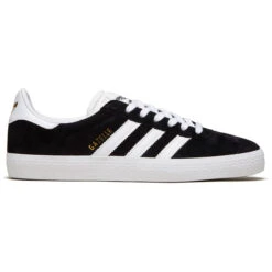 Adidas Gazelle Adv Shoes - Core Black/White/Gold Metallic