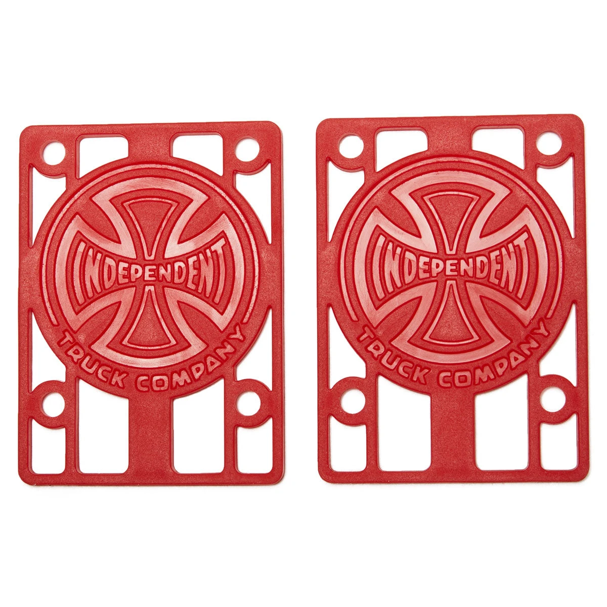 Independent Genuine Parts Risers - Red - 1/8" 3 Independent Genuine Parts Risers - Red - 1/8"