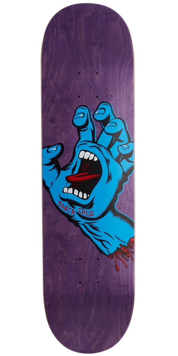 Santa Cruz Screaming Hand Skateboard Deck - 8.375" 3 Santa Cruz Screaming Hand Skateboard Deck - 8.375"