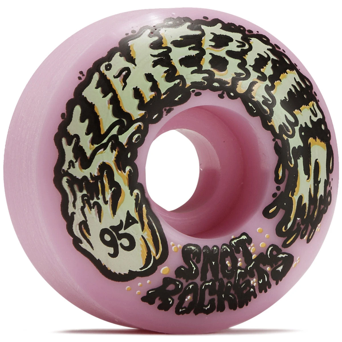 Slime Balls Snot Rockets 95a Skateboard Wheels - Pastel Pink - 54mm 3 Slime Balls Snot Rockets 95a Skateboard Wheels - Pastel Pink - 54mm