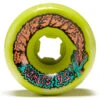 Slime Balls Snake Vomits 95a Skateboard Wheels - Green/White Swirl - 60mm -DADDIES Skate Gear 193172325788 1