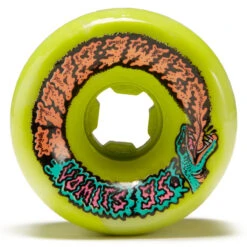Slime Balls Snake Vomits 95a Skateboard Wheels - Green/White Swirl - 60mm