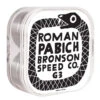 Bronson Roman Pabich Pro G3 Bearings - White -DADDIES Skate Gear 193172431120 1