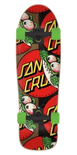 Santa Cruz Beware Dot Shaped Pre-Built Longboard Complete - 9.70"