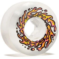 Slime Balls Mirror Vomits 99a Skateboard Wheels - Clear - 54mm