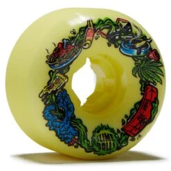 Slime Balls Scarf Balls Vomit Mini 99a Skateboard Wheels - Yellow - 54mm