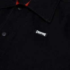 Creature Fortune Windbreaker Jacket - Black -DADDIES Skate Gear 193172534777 3