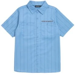 Independent Union Work Shirt - Work Blue W/Stripe