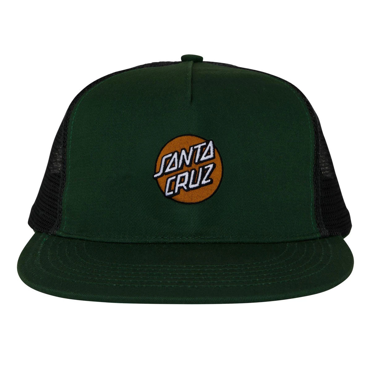 Santa Cruz Cruz Embroidered Trucker Hat - Tonal Forest 4 Santa Cruz Cruz Embroidered Trucker Hat - Tonal Forest - Image 2